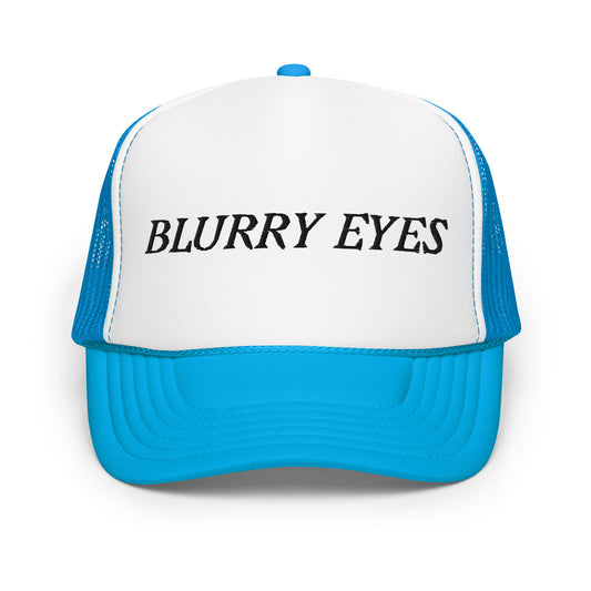 Blurry Eyes Foam Trucker Hat