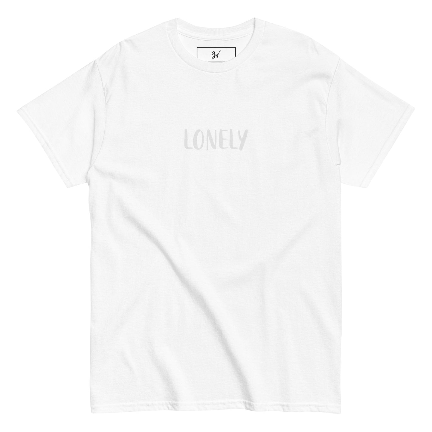 Lonely Tee (White/White)