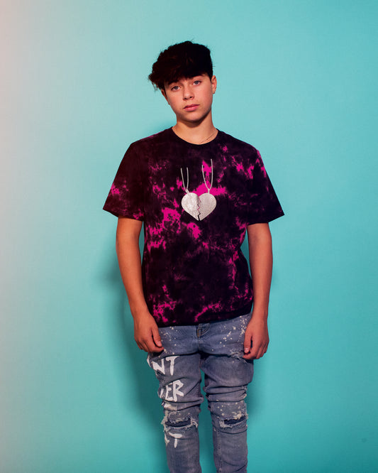 Hearts On A Pendant Sparkle Tee