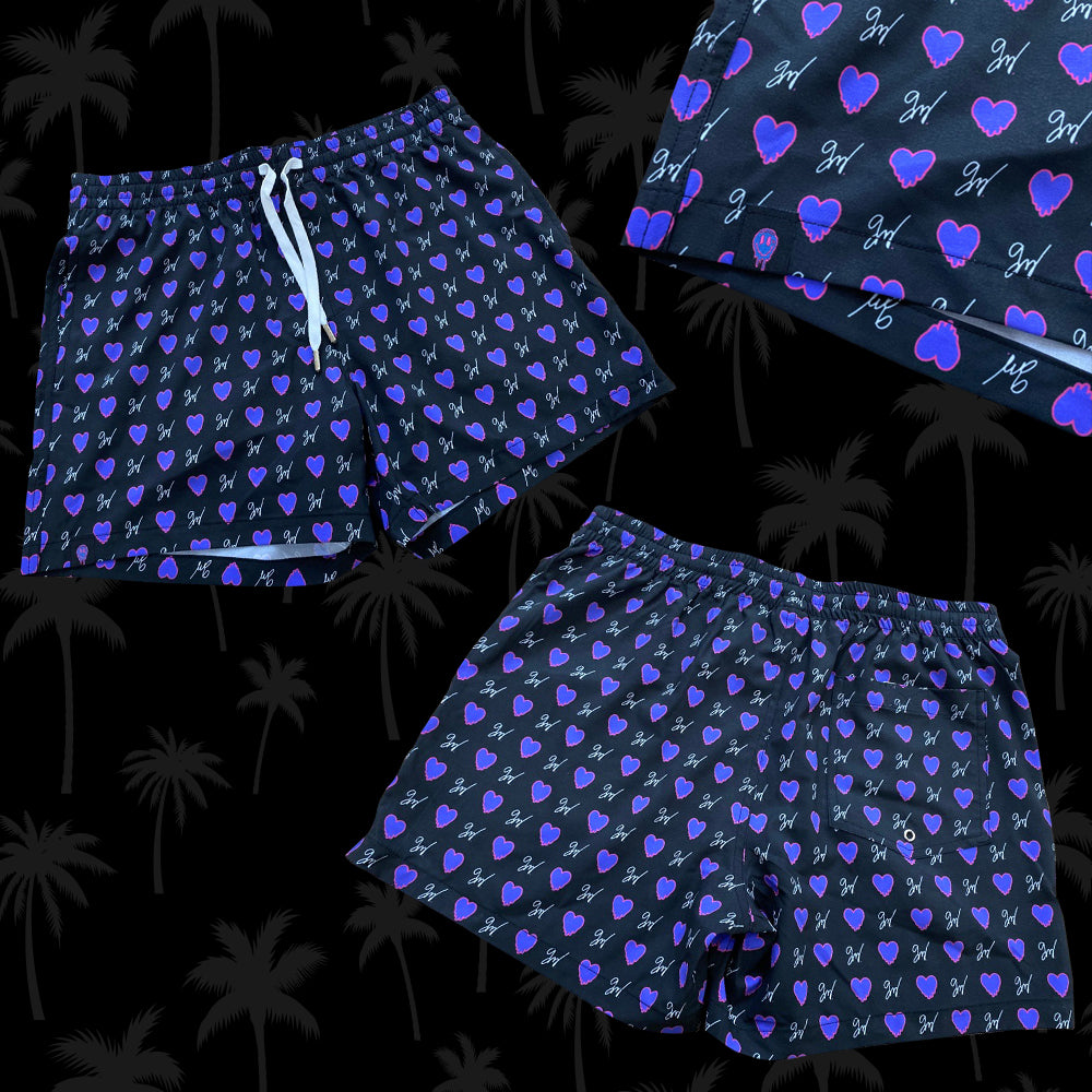 Gavin Magnus Merch - Heart Drip Shorts