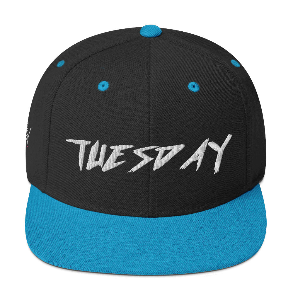 TUESDAY Snapback Hat (Aqua/Black) [Limited]